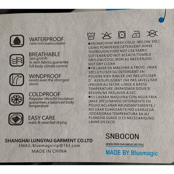 SNBocon Made By Bluemagic Cargo Snow Ski Winter Pants Women's Size S - Picture 9 of 13